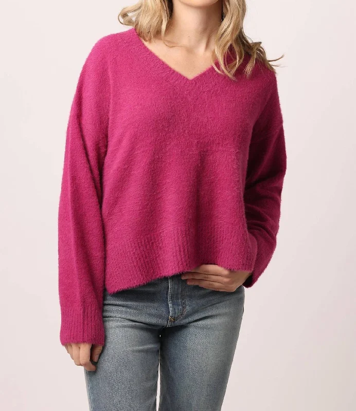 Margarita Sweater in Fuchsia