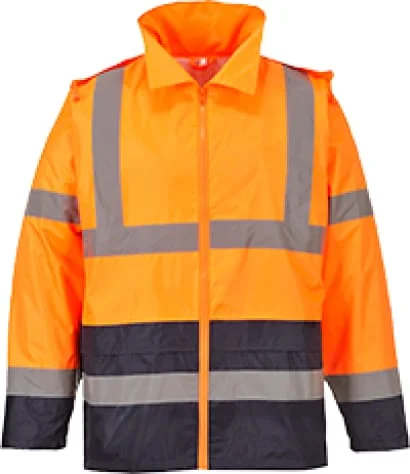 Hi Vis Classic Contrast Lightweight Rain Jacket Portwest H443