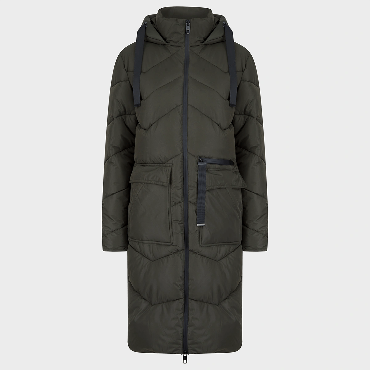 Saints and Sinners Chevron Padded Coat