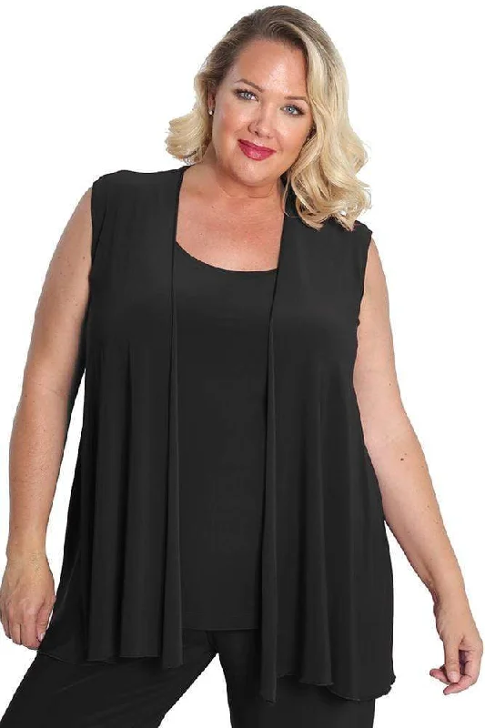 Vikki Vi Black Jersey Swing Vest