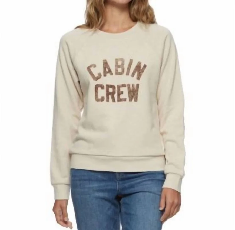 Cabin Crew Sweatshirt In Cream