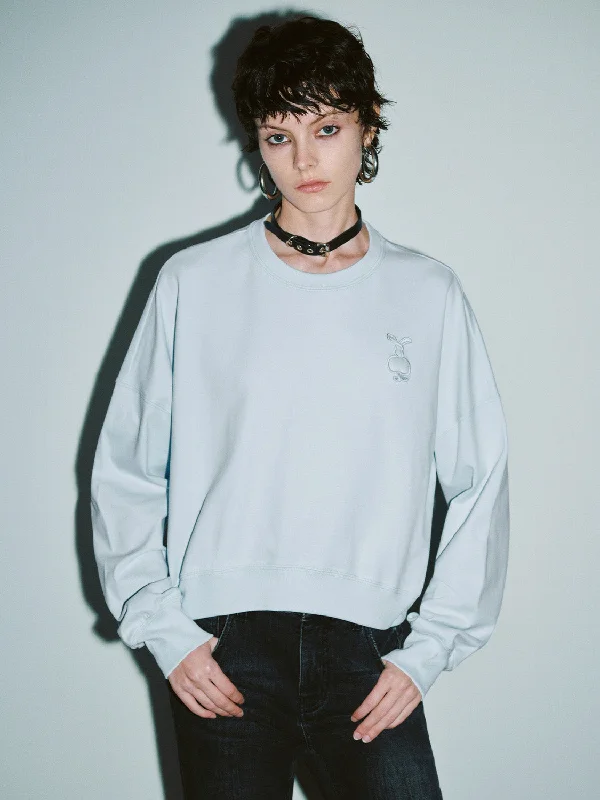 Crew Neck Loose Sweatshirt