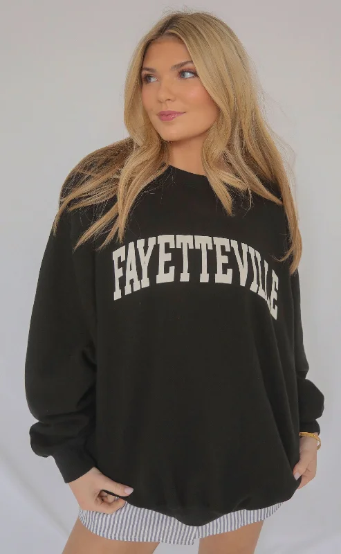 fayetteville sweatshirt - black