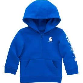 Infant/Toddler Long Sleeve 1/2 Zip Sweatshirt - Lapis Blue