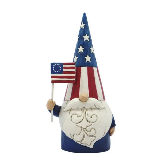 Jim Shore American Gnome Figurine