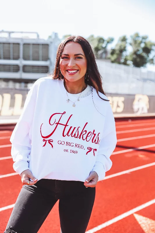 Nebraska Bow Sweatshirt