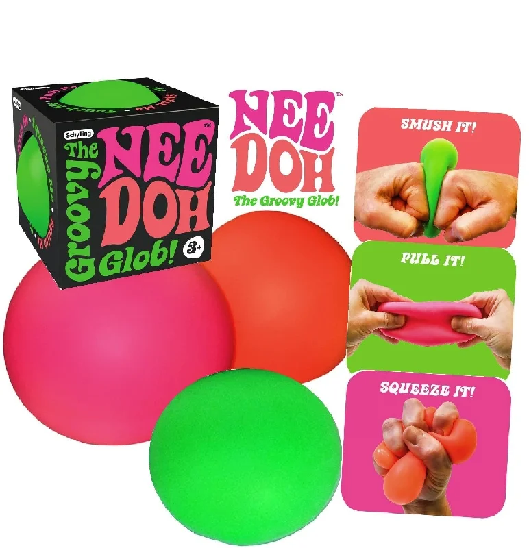 The Original Nee Doh Groovy Glob Stress Relief Ball