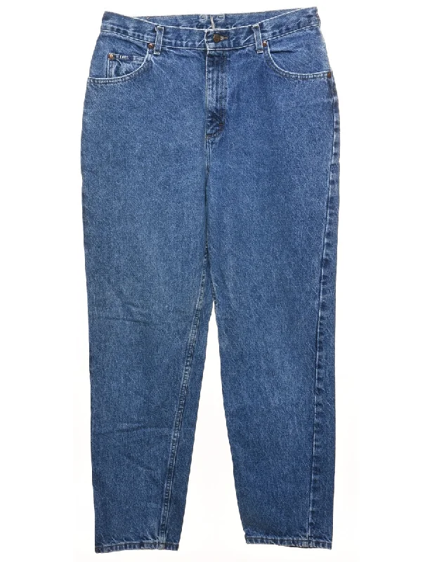 Medium Wash Classic Tapered Lee Jeans - W32 L31