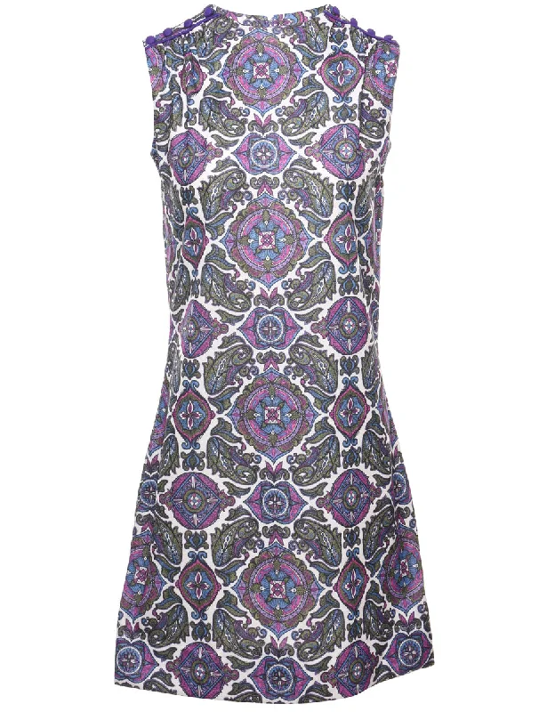 Paisley Print Dress - M