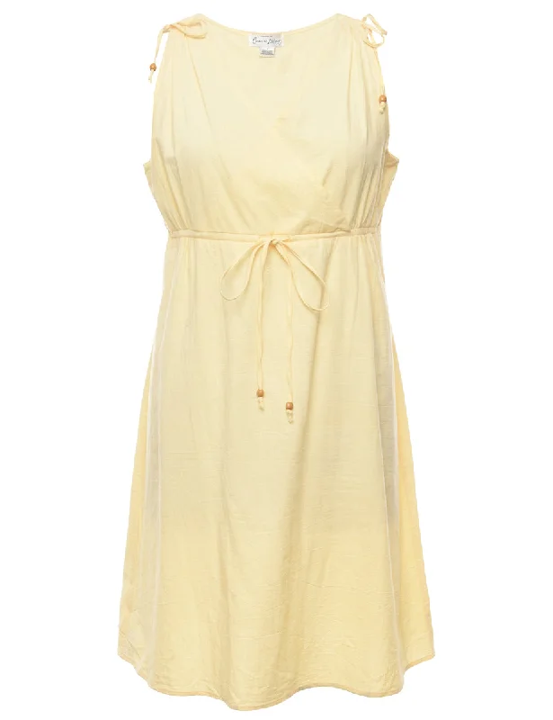 Pale Yellow Dress - L