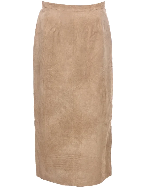 Pencil Shape Maxi Skirt - M