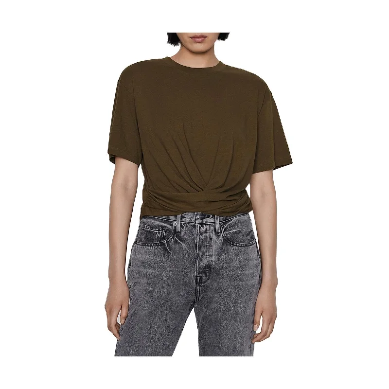 Womens Cotton Wrap Around T-Shirt