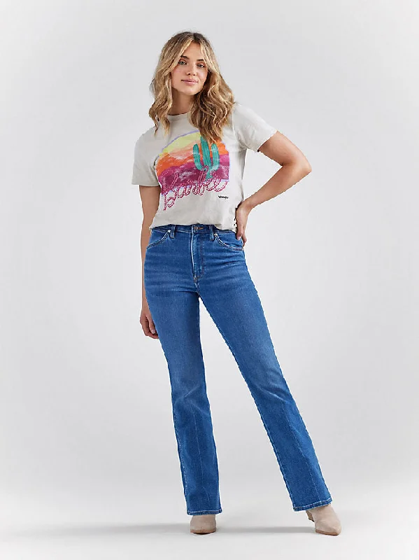 Wrangler Women's Barbie Sunset Graphic Tee