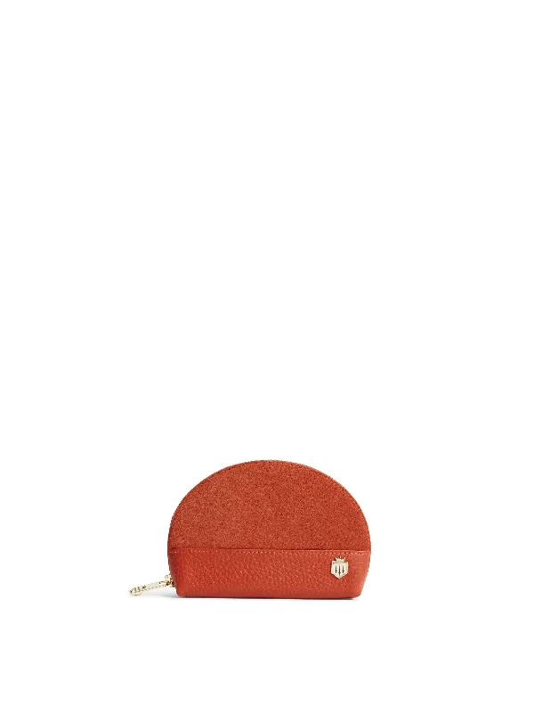 Chiltern Coin Purse - Sunset Orange