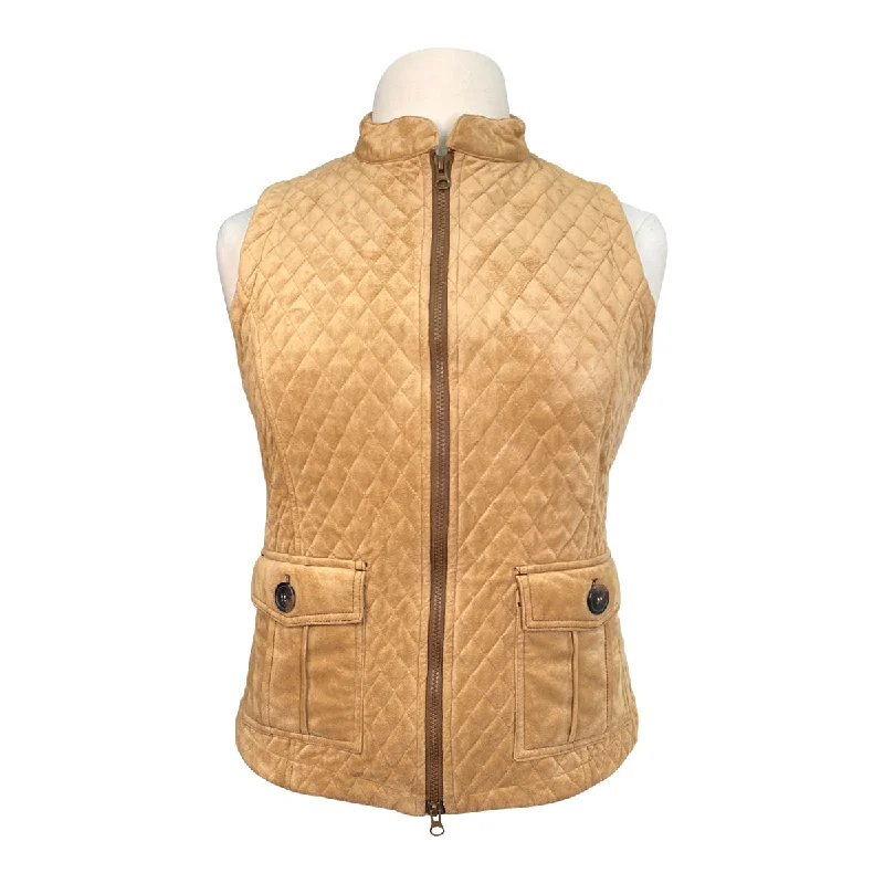 Goode Rider Velvet Vest in Camel - Women's XL