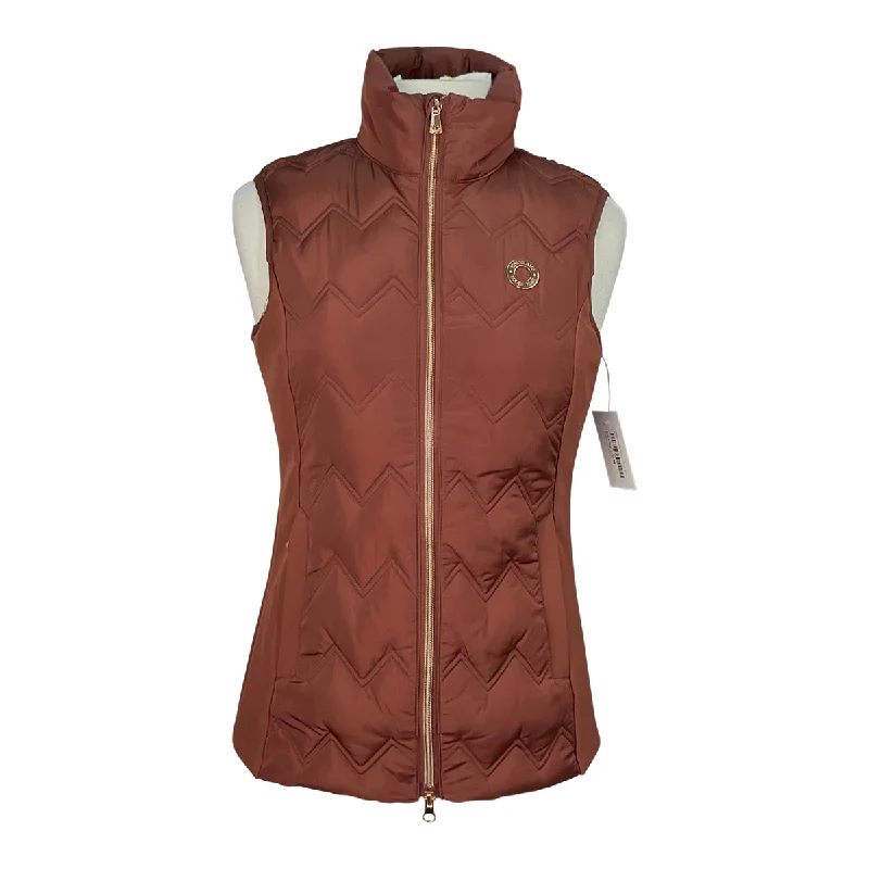 Kingsland 'Sia' Vest in Rust - Women's Small