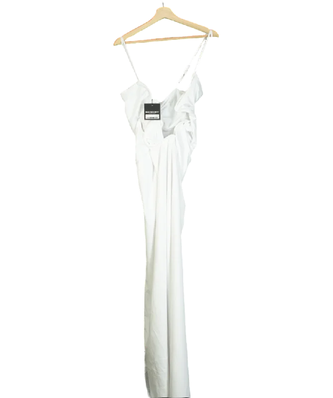 Bad Society White Kelly Moulded Dress UK M