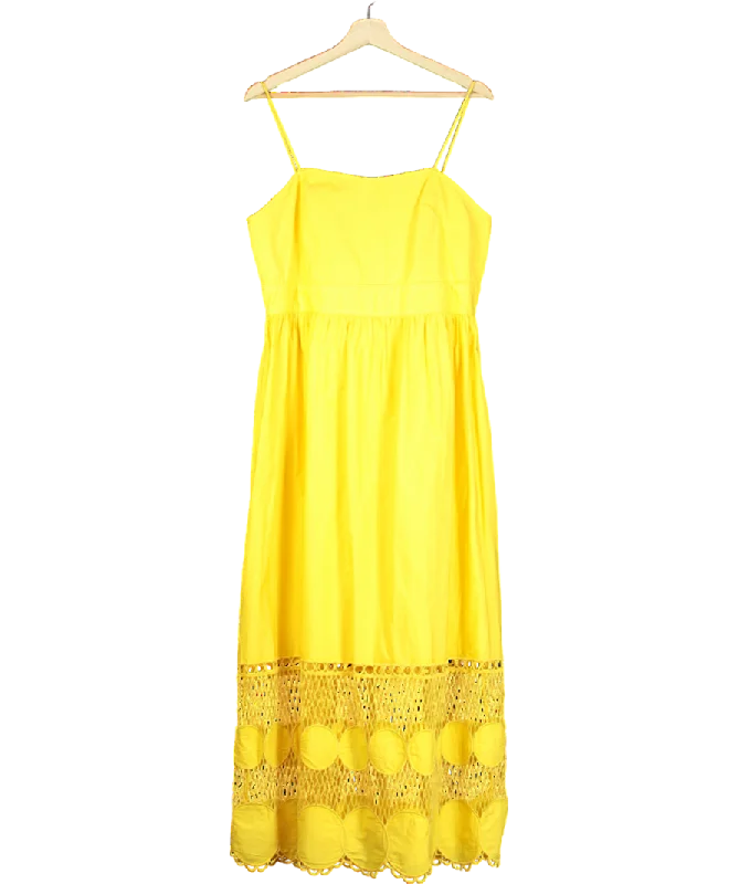 MANGO Yellow Dress UK 12