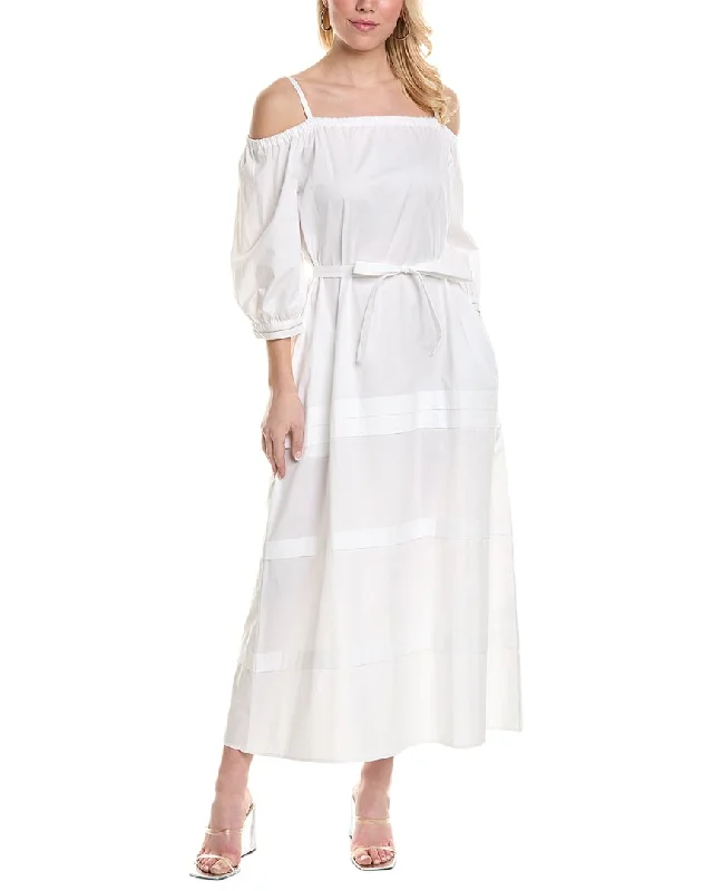 Peserico Off-The-Shoulder Maxi Dress