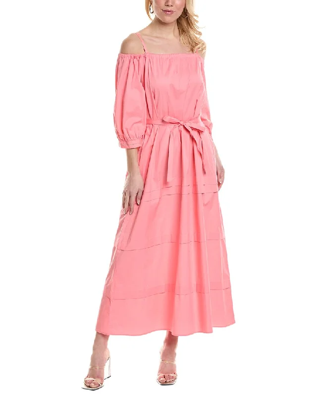 Peserico Off-The-Shoulder Maxi Dress