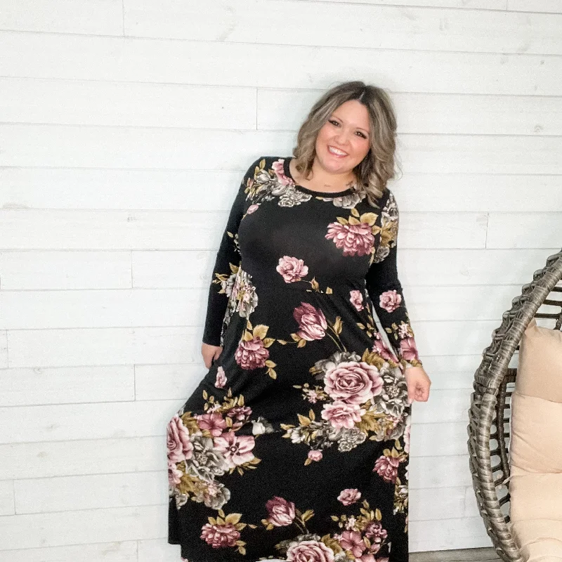 Long Sleeve Floral Maxi Dress