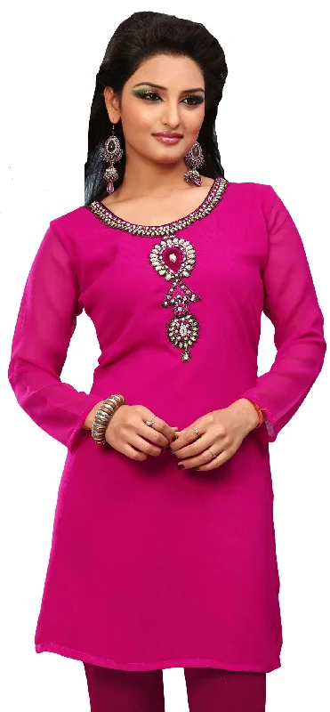 Chic Pink Indian Kurta – Shop Stylish Indian Kurtas Online