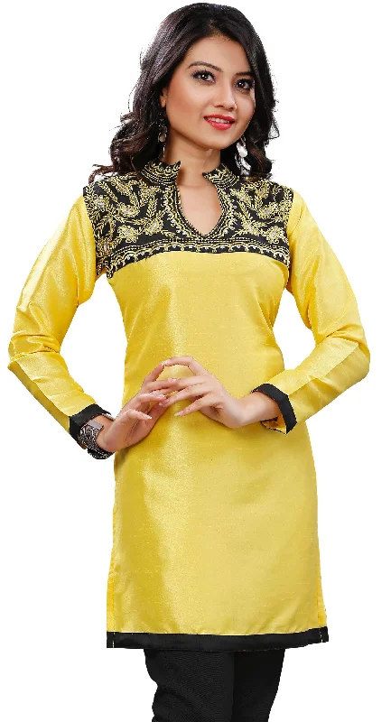 Elegant Yellow Short Kurti for Women – Stylish Kurti for Every Occasion