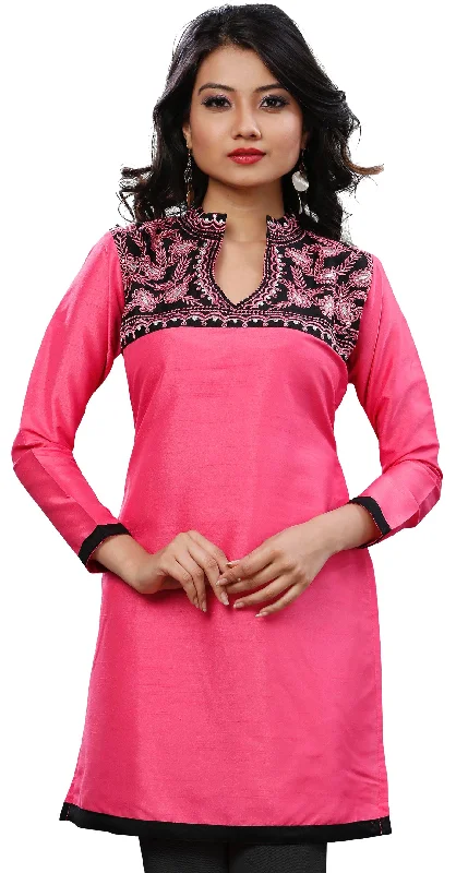 Stylish Pink Short Kurti for Women – Elegant Kurti for Every Occasion