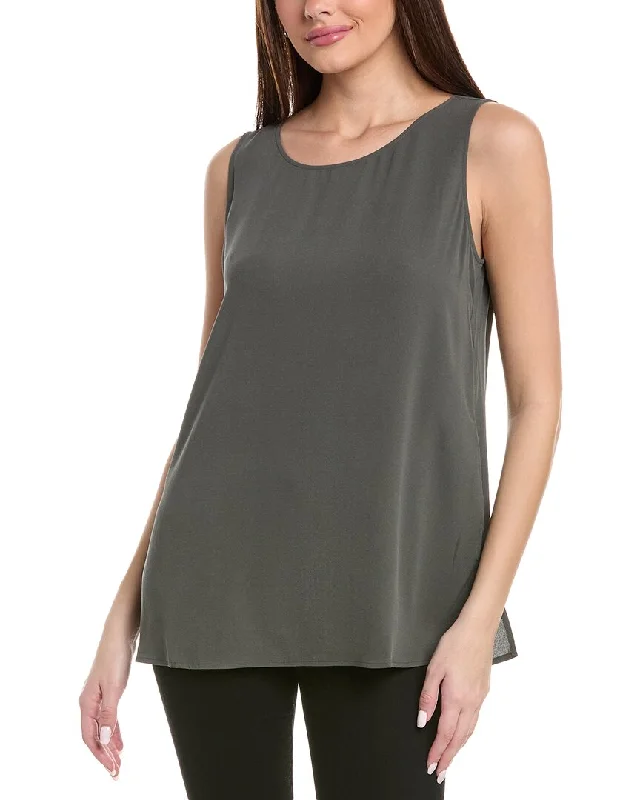 EILEEN FISHER Silk Tunic Tank