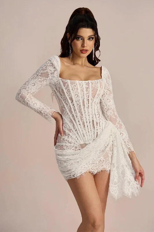 Tangela Lace Corset Mini Dress